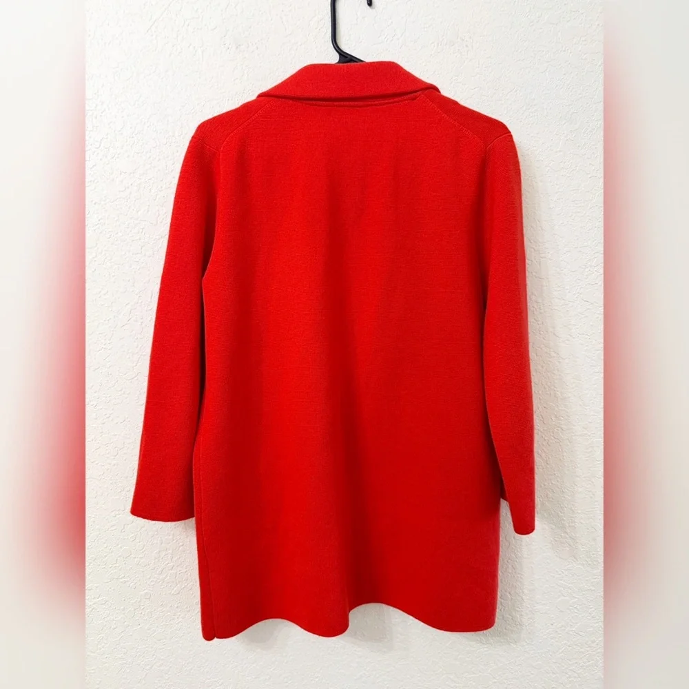 J. Crew 365 Red Sophie Open Front Sweater Blazer Cardigan - S